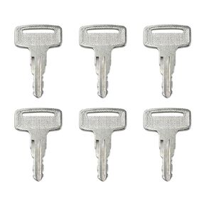 Ignition Keys 6896 Compatible with Manitou Clarke Linde Polaris Landpride Wacker Neuson Advance Viper (6Pcs)