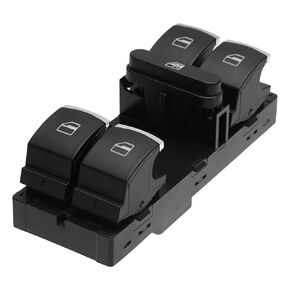 Power Window Door Master Control Switch Compatible with 2005-2014 Volkswagen VW Golf Jetta Passat Tiguan Touran CC Polo Amarok Rabbit GTI R32 Caddy Touareg OE# 5ND959857