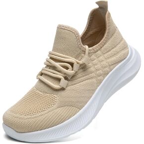 Bernal Walking Running Shoes for Women Mesh Upper Lightweight Casual Comfortable Shoes for Gym Travel Running Work