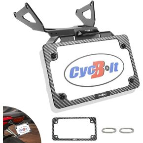Fender Eliminator Kits Fit for 2024 CBR650R CB650R 2023 2022 2021 CBR 650R License Plate Bracket Holder Mount Tail Tidy with LED Plate Light Fit with Aftermarket & OEM Turn Signals