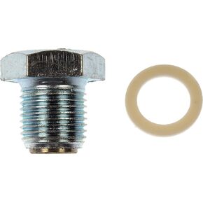 Dorman 65256 Oil Drain Plug Magnetic M14-1.25, Head Size 19mm Compatible with Select Ford Models