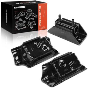 A-Premium 3PCS Engine Motor Mount and Transmission Mount Kit Compatible with Ford F-150 F150, F-250 F250, F-350 F350, Bronco, 1987-1993, 5.0L 5.8L