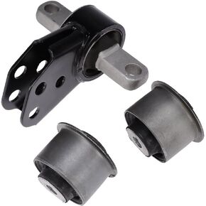 905-404 905-405 Front Differential Mount Set, 1 Front Axle Mount + 2 Front Axle Bushing, Replacement for Jeep Grand Cherokee Commander 2005-2010 Replace #52114354AA 52089516AB