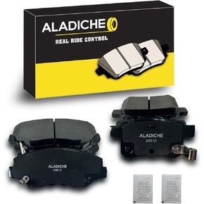 upgrade Front Rear Ceramic Disc Brake Pads Set Compatible with 2011 2012 2013 2014 2015 2016 2017 for Honda Accord