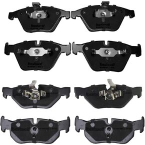 Front and Rear Ceramic Brake Pads for 2007-2013 BMW 328i 2007-2008 328xi for 2009-2013 328i xDrive for 2013-2015 BMW X1, Disc Brake Pad Replacement P-918 P-1267