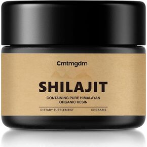 Shilajit Pure Himalayan Organic shilajit Resin with 85+ Humic Acid, Trace Minerals, and Fulvic Acid, Powerful Shilajit Gel for Men & Women, Premium Enhancer for Energy and Immune Support, 60g
