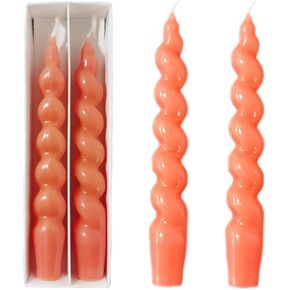 𝐒𝐩𝐢𝐫𝐚𝐥 𝐓𝐚𝐩𝐞𝐫 𝐂𝐚𝐧𝐝𝐥𝐞𝐬 Stick Curve Unscented White Dinner Candle Twisted Candlesticks for Wedding Home Decor Holiday Relaxation Ambiance & Special Occasions