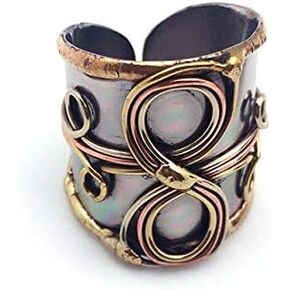 Mixed Metal Cuff Ring