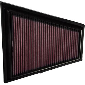 K&N High-Flow Original Lifetime Engine Air Filter: Increase Power & Acceleration, Washable, Replacement Air Filter: Compatible with 2009-2017 BMW (520i, 528i, Z4, 528i xDrive, X1), 33-2963