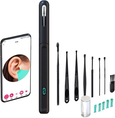 BAUSATZ Ear Wax Removal Tool, Ear Cleaning Kit, Ear Irrigation Flushing System, Ear Wax Removal Endoscope Otoscope,Safe and Effective Ear Flush Kit with Ear Cleaner in Saudi Arabia