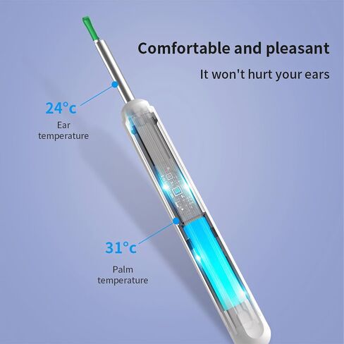 BAUSATZ Ear Wax Removal Tool, Ear Cleaning Kit, Ear Irrigation Flushing System, Ear Wax Removal Endoscope Otoscope,Safe and Effective Ear Flush Kit with Ear Cleaner in Saudi Arabia