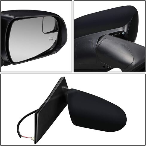DNA Motoring OEM-MR-TO1320127 Factory Style Powered+Heated Left Side Door Mirror Compatible with 98-03 Toyota Sienna in Saudi Arabia