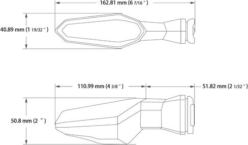 Led Turn Signal Lights For KAWASAKI Ninja 250 400 ZX-10R ZX-10R SE ZX-6R 650 ER-6n Z900 Z1000 (Smoke Lens) in Saudi Arabia
