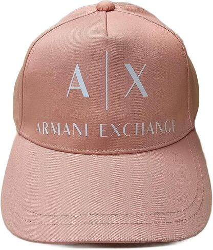 Armani Exchange A|X 944171 Light Pink with White Accents Adjustable Stap Women's Baseball Hat in Saudi Arabia