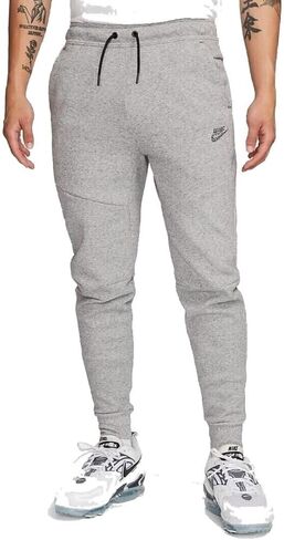 بنطال الركض Nike Sportswear Tech Fleece للرجال (as1، Alpha، l، عادي، عادي، رمادي داكن هيذر) in Saudi Arabia
