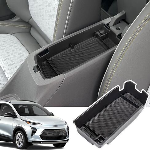 منظم وحدة التحكم المركزية متوافق مع صندوق تخزين 2022 2023 2024 Chevy Bolt EV/EUV ملحقات ثانوية داخلية (صندوق تخزين مسند الذراع) in Kuwait