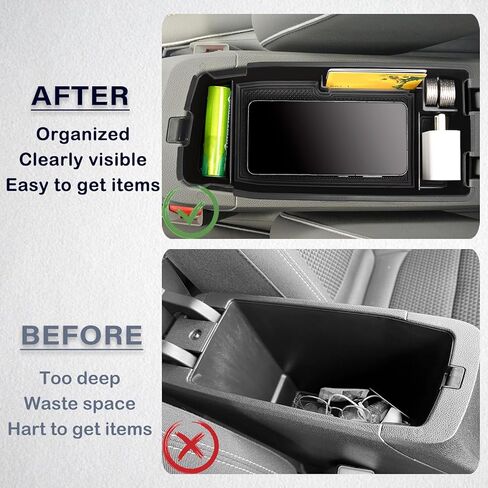 منظم وحدة التحكم المركزية متوافق مع صندوق تخزين 2022 2023 2024 Chevy Bolt EV/EUV ملحقات ثانوية داخلية (صندوق تخزين مسند الذراع) in Kuwait