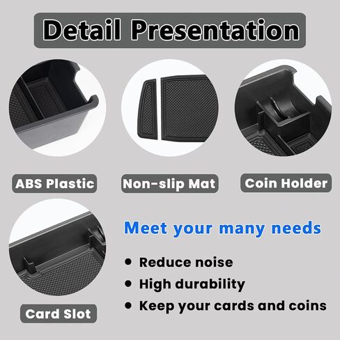 منظم وحدة التحكم المركزية متوافق مع صندوق تخزين 2022 2023 2024 Chevy Bolt EV/EUV ملحقات ثانوية داخلية (صندوق تخزين مسند الذراع) in Kuwait