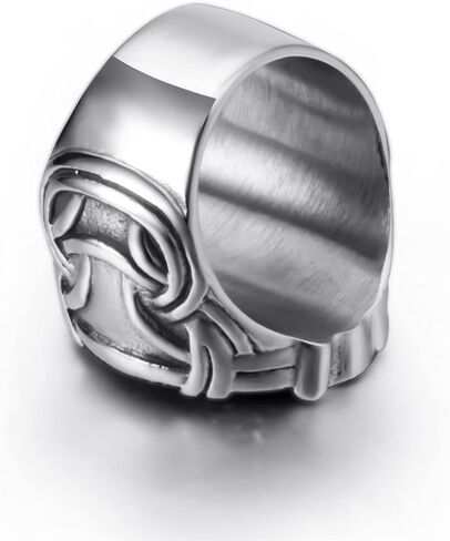 Viking Rings Valknut Pirate Compass Norse Scandinavian Text Symbol Men Stainless Steel Vintage Jewelry in Kuwait