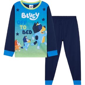 Bluey Boys Long Sleeve Pajama Set, Sleepwear Pajamas For Kids - Gifts For Boys