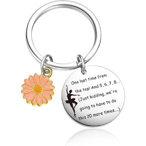 Dance Teacher Keychain Dancer Keychain Dance Mom Gift Dance Instructor Retirement Gift