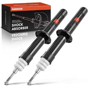 A-Premium Front Shock Absorber Compatible with BMW X5 2007-2013, X6 2008-2014, Driver and Passenger Side