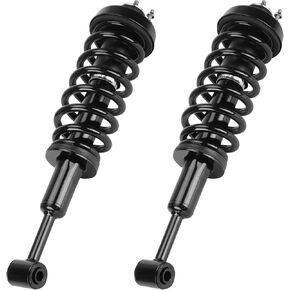 Front Complete Coil Spring Strut Shock Absorber Compatible with Ford Explorer 2006-2010, for Mercury Mountaineer 2006-2010, Pair of Hydraulic Strut Shock Absorber Replace for 171124