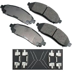 Akebono ACT1094 Proact Ultra Premium Ceramic Disc Brake Pad kit , GREY