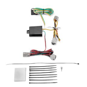 Wsays Vehicle-Side 4-Pin Trailer Wiring Harness Plug & Play Connect Trailer Tail Lights Brake Signal Lights and Turn Signals Compatible with Toyota Tacoma, T100, Hilux 1993-2015