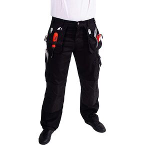 FASHIO FF Men's Work Casual Tactical Trouser with Holster Pockets Cordura Reinforced Pockets Heavy Duty Workwear Pants in Saudi Arabia