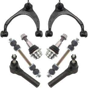 TRQ Front Steering & Suspension Kit Compatible with 16-20 Escalade Silverado Tahoe Sierra Yukon