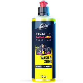 Armor All Podium Series Hybrid Ceramic Wash & Shine, 16 fl oz, 2-in-1 Car Wash and Wax Developed in Collaboration With Oracle Red Bull Racing
