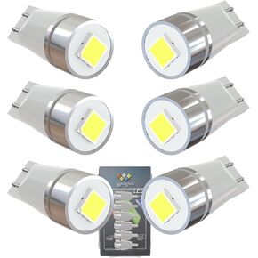 T10 LED Bulb 1.5Watt Super Bright 194 168 W5W LED Light Bulb White Truck Camper RV Automotive Car Interior Bulbs for Dome Map Cargo License Plate Lights Non Polarity DC12V-24V (Pack10)