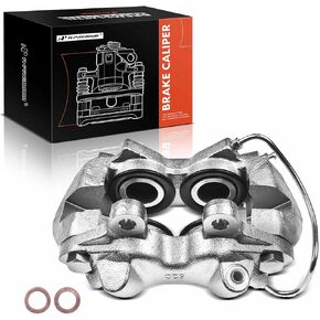 A-Premium Disc Brake Caliper Assembly Compatible with Select Ford and Mercury Models - For Mustang, Fairlane, Falcon, Ranchero, Comet, Cougar, 1967 - Front Driver and Passenger Side