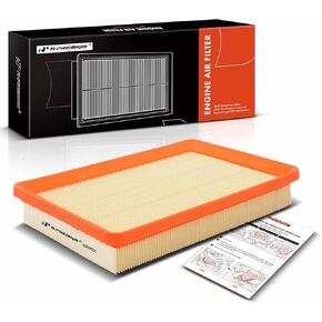 A-Premium Engine Air Filter Compatible with Kia Spectra 2004-2009, Spectra5 2005-2009 & Hyundai Elantra 2001-2006, Tiburon 2003-2008, 2.0L 2.7L