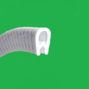 White Edge Trim U Seal | U Height: 21/32", Grip Range: 3/64" - 5/32" (25 Feet)