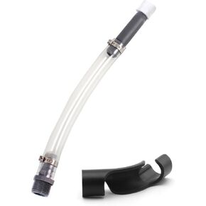 Racing Fuel Filling Hose, for Vp Racing Fuel Jug 5.5 Gallon, 14.3"(36.5cm) Gas Can Hose with Hose Bender, Quick Fill