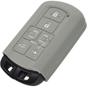 Silicone Remote Key Fob Cover Protector Sleeve Compatible with Toyota Sienna 2011 2012 2013 2014 2015 2016 2017 2018 2019 2020 HYQ14ADR