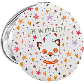 FAADBUK Fantastic Fox Pocket Mirror Mr Fox Lover Gift I’m an Athlete Mirror for Her (I’m an Athlete Mirror)