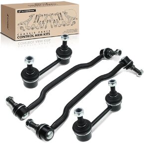 A-Premium Set of 4, Front & Rear Sway Bar Links Kit Stabilizer Bar Links, Compatible with Nissan Altima 2002-2006, Maxima 2004-2008