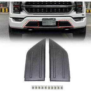 XQSMWF 2Pcs Bumper Guard Pad Cap Inserts End Cover Compatible with Ford F-150 2021 2022 2023# ML3Z-17E810-AA ML3Z-17E811-AA Left Driver and Right Passenger Side