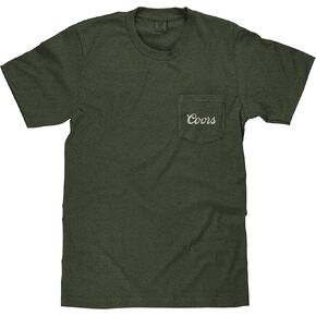 Tee Luv x Comfort Colors Men's Faded Coors Rodeo Cowboy Front Pocket T-Shirt