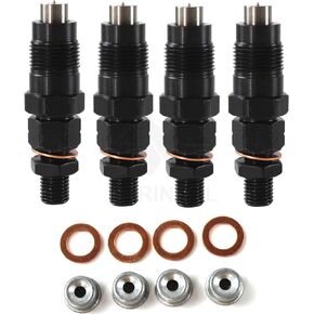 4PCS Fuel Injectors Set 23600-59105 093500-4042 for Toyota 3L Hilux Hiace 2.8L Engine