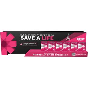 NARCAN Nasal Spray 4 mg, Emergency Treatment of Opioid Overdose, 6 Pack, 12 Single-Dose Devices