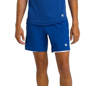 WILSON Tournament Pro 7 in Mens Tennis Shorts - Royal Blue/L in Saudi Arabia