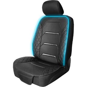Motor Trend LED Car Seat Cover Car Lights Up Seat Cover Multi Color Seat Protector Seat Cover for Cars SUV Truck Automotive Interior Lights Seat Cover