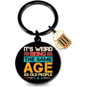 Funny Keychains for Men Stocking Stuffer Birthday Gift Ideas for Him Unique Keychain Gift for Dad Husband Grandpa Father Cool Gifts Christmas Gifts for Men Father's Day Gifts for Men