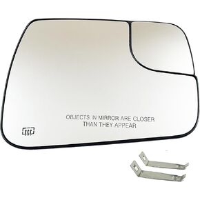 Ram 1500 Passenger Side Heated Mirror Glass Compatible with 2019 2020 2021 Dodge Ram 1500 Right Side Mirror Glass 68402036AA Mirror Glass with Rear Holder