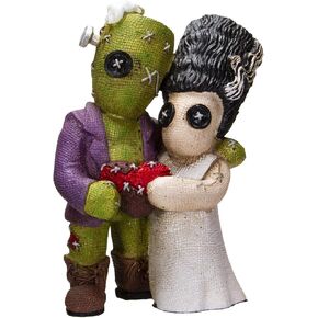 Pacific Giftware Immortal Love Frankenstein & His Bride Pinhead Monster Collection