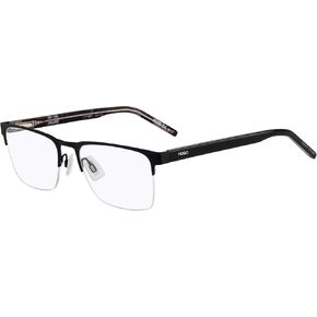 إطار هوغو بوس (HG-1076 003) أسيتات - معدن أسود مطفي